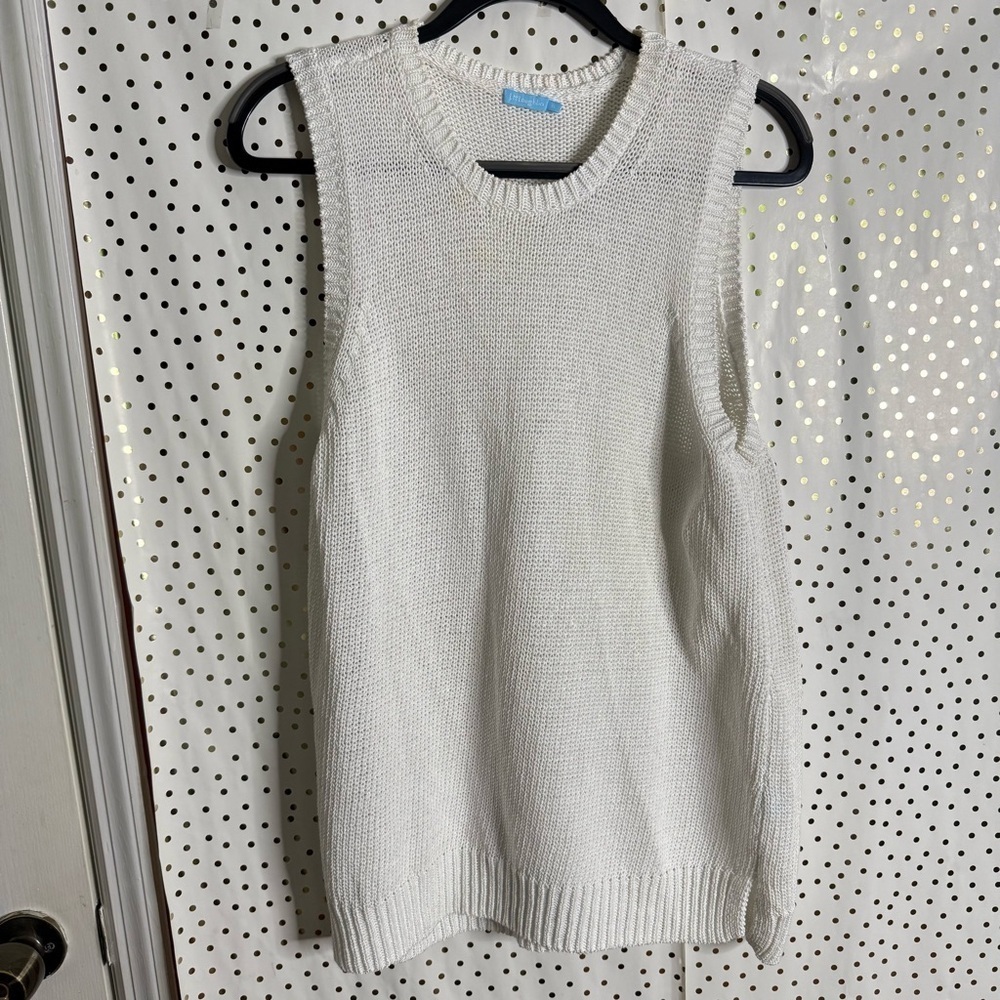 J. McLaughlin Ivory Knit Top